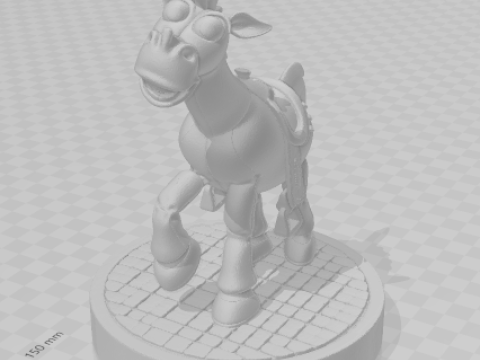 Bonecos 3d style manga anime horse toy story caricato 3D Print Model