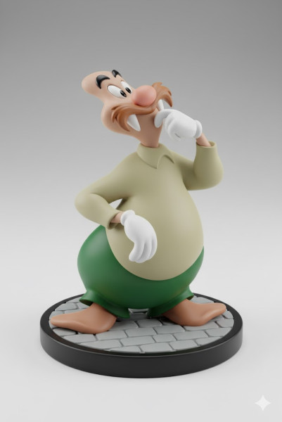 Bonecos 3d style manga anime leoncio pica pau woodwoodpecker caricato 3D Print Model .c4d .max .obj .3ds .fbx .stl .blend