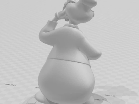 Bonecos 3d style manga anime leoncio pica pau woodwoodpecker caricato 3D Print Model