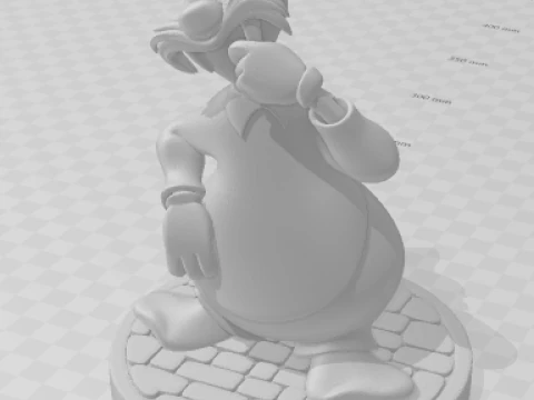Bonecos 3d style manga anime leoncio pica pau woodwoodpecker caricato 3D Print Model