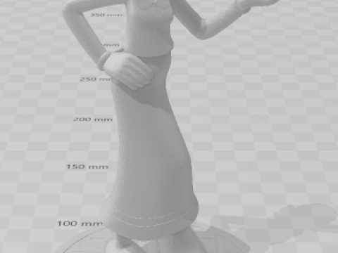 Bonecos 3D 风格漫画动漫奥利维亚大力水手卡里卡托 3D 打印模型