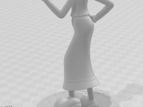 Bonecos 3D 风格漫画动漫奥利维亚大力水手卡里卡托 3D 打印模型