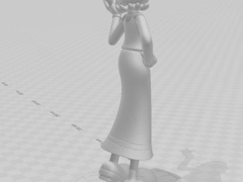 Bonecos 3D 风格漫画动漫奥利维亚大力水手卡里卡托 3D 打印模型