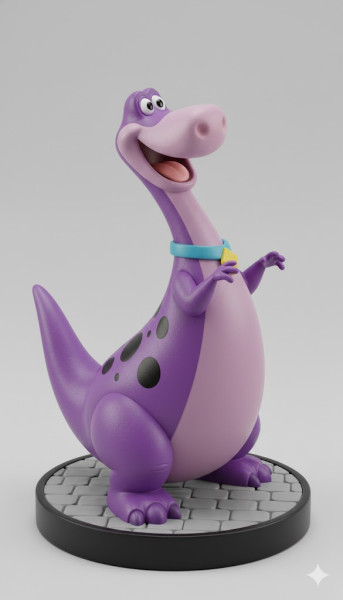 Bonecos estilo 3d manga anime dino picapiedra caricato Modelo de impresión 3D .c4d .max .obj .3ds .fbx .stl .blend 