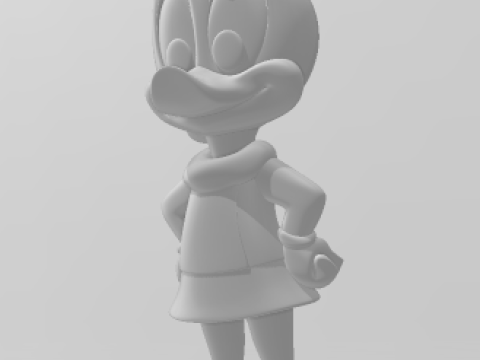 Bonecos 3d style manga anime winni pica pau woodwoodpecker caricato 3D Print Model