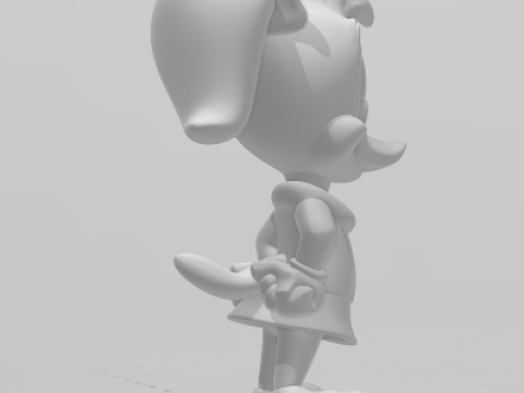 Bonecos 3d style manga anime winni pica pau woodwoodpecker caricato 3D Print Model