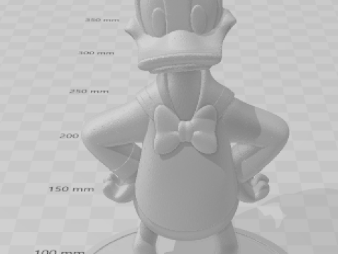 Bonecos 3d スタイル マンガ アニメ ドナルドダック ディズニー カリカート 3Dプリントモデル