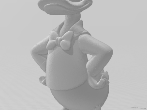 Bonecos 3d スタイル マンガ アニメ ドナルドダック ディズニー カリカート 3Dプリントモデル