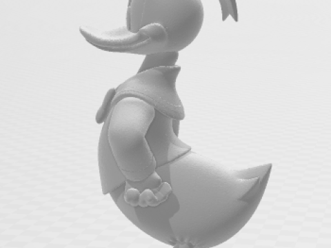 Bonecos 3d スタイル マンガ アニメ ドナルドダック ディズニー カリカート 3Dプリントモデル