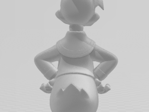 Bonecos 3d スタイル マンガ アニメ ドナルドダック ディズニー カリカート 3Dプリントモデル