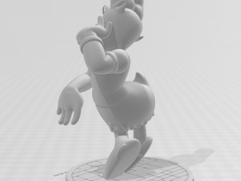 Bonecos 3d style manga anime margarida duck disney caricato 3D Print Model