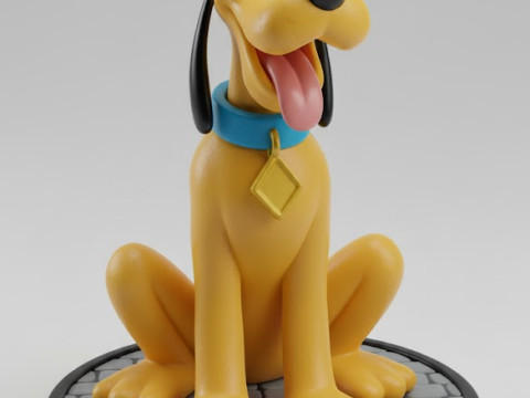 Bonecos 3d стиль манга аниме плутон дисней карикато 3D Принт Модель