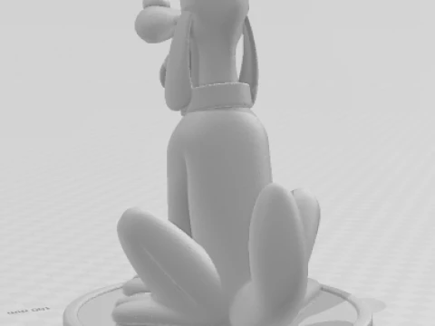 Bonecos 3d style manga anime pluto disney caricato 3D Print Model