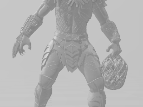 Bonecos 3d stil manga anime yırtıcı karikatür 3D Baskı Modeli