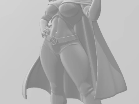 Bonecos 3d style manga anime women lolli caricato 3D Print Model