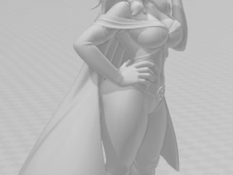 Bonecos 3d style manga anime women lolli caricato 3D Print Model