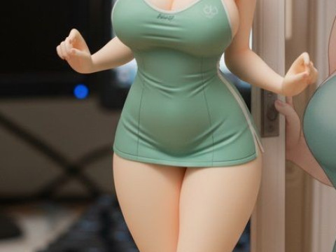 बोनकोस 3डी स्टाइल मंगा एनीमे महिला लॉली कैरिकैटो 3D प्रिंट मॉडल