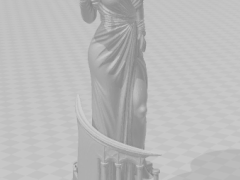 Bonecos 3d style manga anime women lolli caricato 3D Print Model