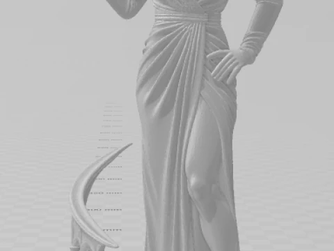 Bonecos 3d style manga anime women lolli caricato 3D Print Model
