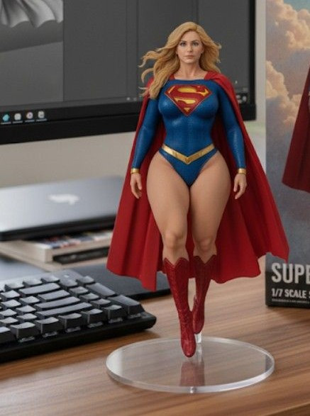 Bonecos 3d style manga anime women lolli super girl caricato 3D Print Model .c4d .max .obj .3ds .fbx .stl .blend 