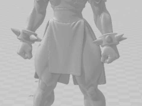 Bonecos 3d style manga anime women lolli chun li caricato 3D Print Model