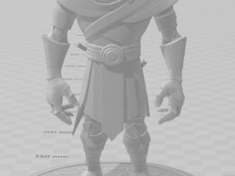 Bonecos 3d style manga anime women lolli mumia caricato 3D Print Model