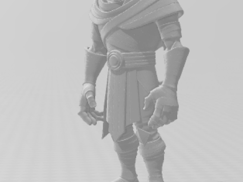 Bonecos 3d style manga anime women lolli mumia caricato 3D Print Model