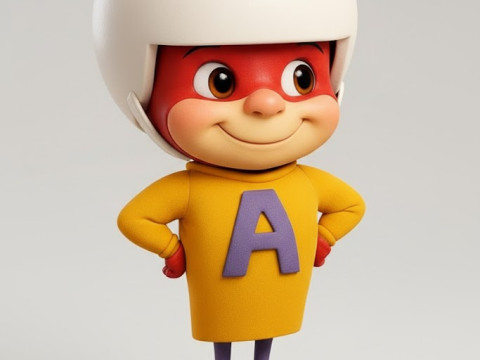 Anime Bonecos w stylu 3D manga, forma atomica caricato Model do druku 3D