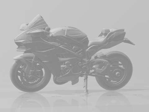 Bonecos estilo 3d manga anime moto caricato Modelo de impresión 3D