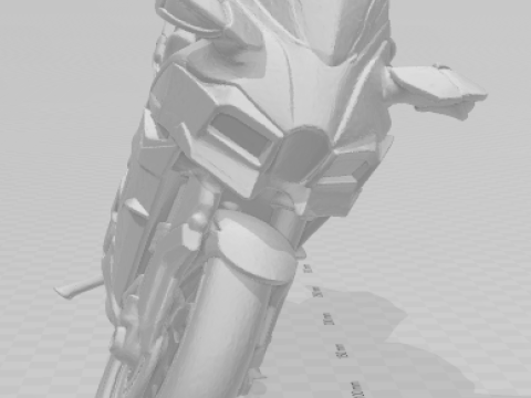 Bonecos 3d style manga anime moto caricato 3D Print Model