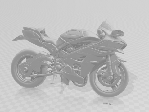 Bonecos 3d style manga anime moto caricato 3D Print Model