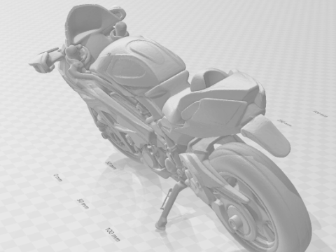 Bonecos 3d style manga anime moto caricato 3D Print Model