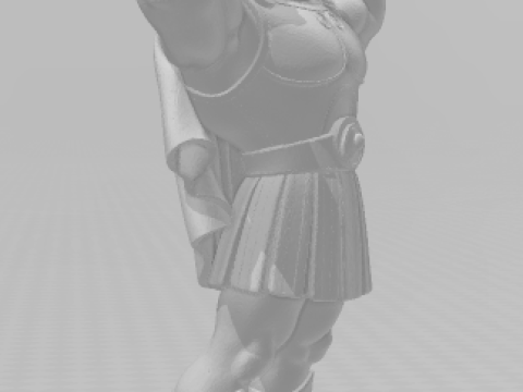 Bonecos gaya 3d manga anime man hercules caricato Model Cetak 3D