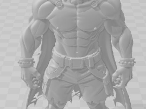 Bonecos 3D 风格漫画动漫 Demonio 恶魔恶魔 caricato 3D 打印模型