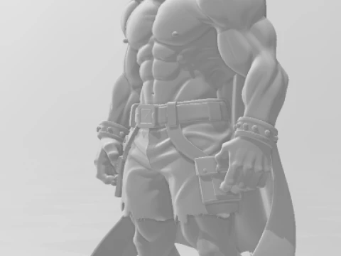 Bonecos 3d style manga anime demonio demon devil caricato 3D Print Model