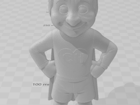 Bonecos 3d style manga anime chapolin caricato 3D Print Model