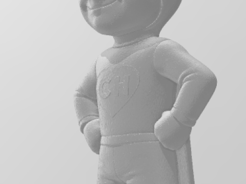 Bonecos 3d style manga anime chapolin caricato 3D Print Model