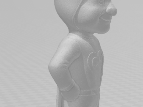 Bonecos 3d style manga anime chapolin caricato 3D Print Model
