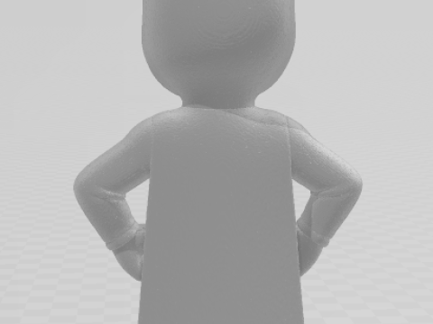 Bonecos 3d style manga anime chapolin caricato 3D Print Model