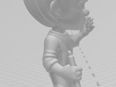 Bonecos 3d style manga anime bruce lee caricato 3D Print Model