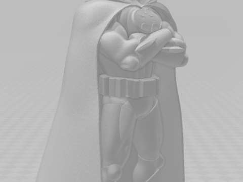 Bonecos 3D-stijl manga anime Batman caricato 3D printmodel