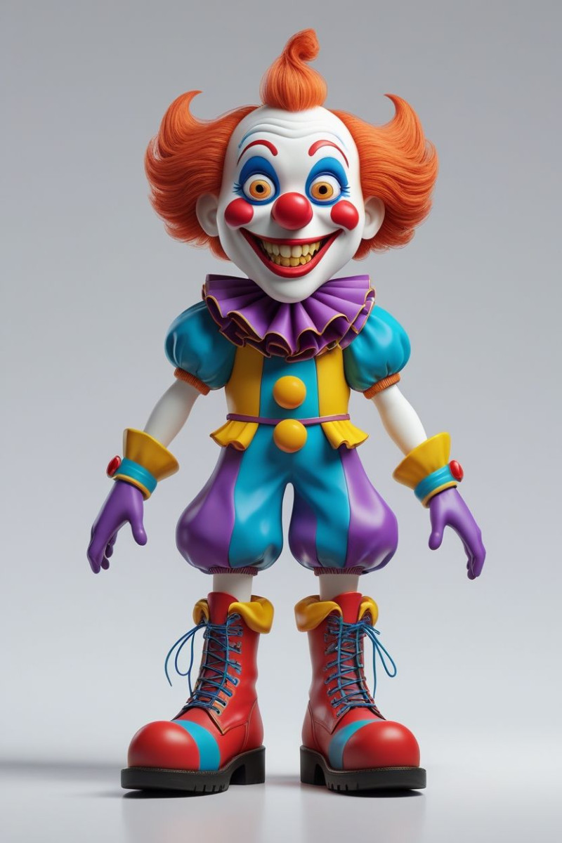 Bonecos 3d スタイル マンガ アニメ パルハオ ピエロ カリカート 3Dプリントモデル .c4d .max .obj .3ds .fbx .stl .blend 