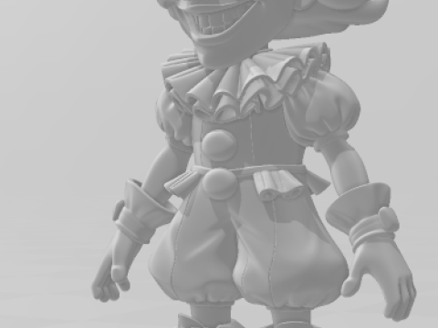 Bonecos 3d スタイル マンガ アニメ パルハオ ピエロ カリカート 3Dプリントモデル