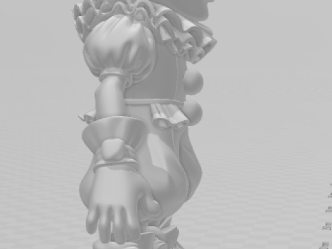 Bonecos 3d スタイル マンガ アニメ パルハオ ピエロ カリカート 3Dプリントモデル