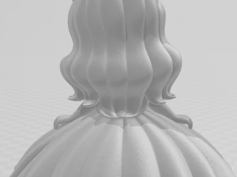 Bonecos 3d style manga anime princess sophia caricato 3D Print Model