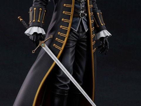 Bonecos 3d style manga anime vanpire alucard caricato 3D Print Model