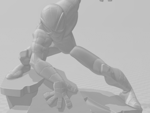 Bonecos 3d style manga anime spider man caricato 3D Print Model