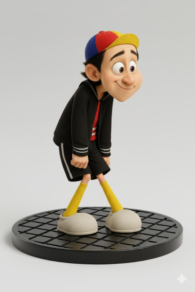 Bonecos 3d style manga anime kiko seriado el chavo del 8 caricato 3D Print Model .c4d .max .obj .3ds .fbx .stl .blend 