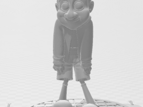 Bonecos 3d style manga anime kiko seriado el chavo del 8 caricato 3D Print Model