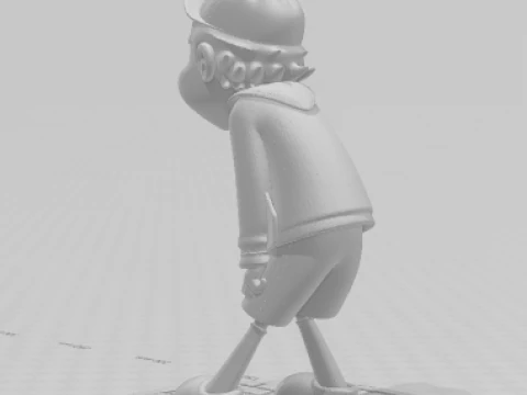 Bonecos 3d style manga anime kiko seriado el chavo del 8 caricato 3D Print Model